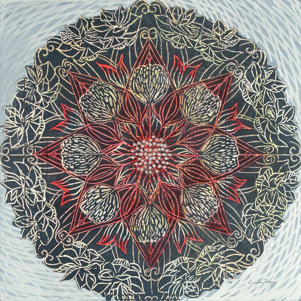Starshine Mandala II art print by Candra Boggs for $57.95 CAD