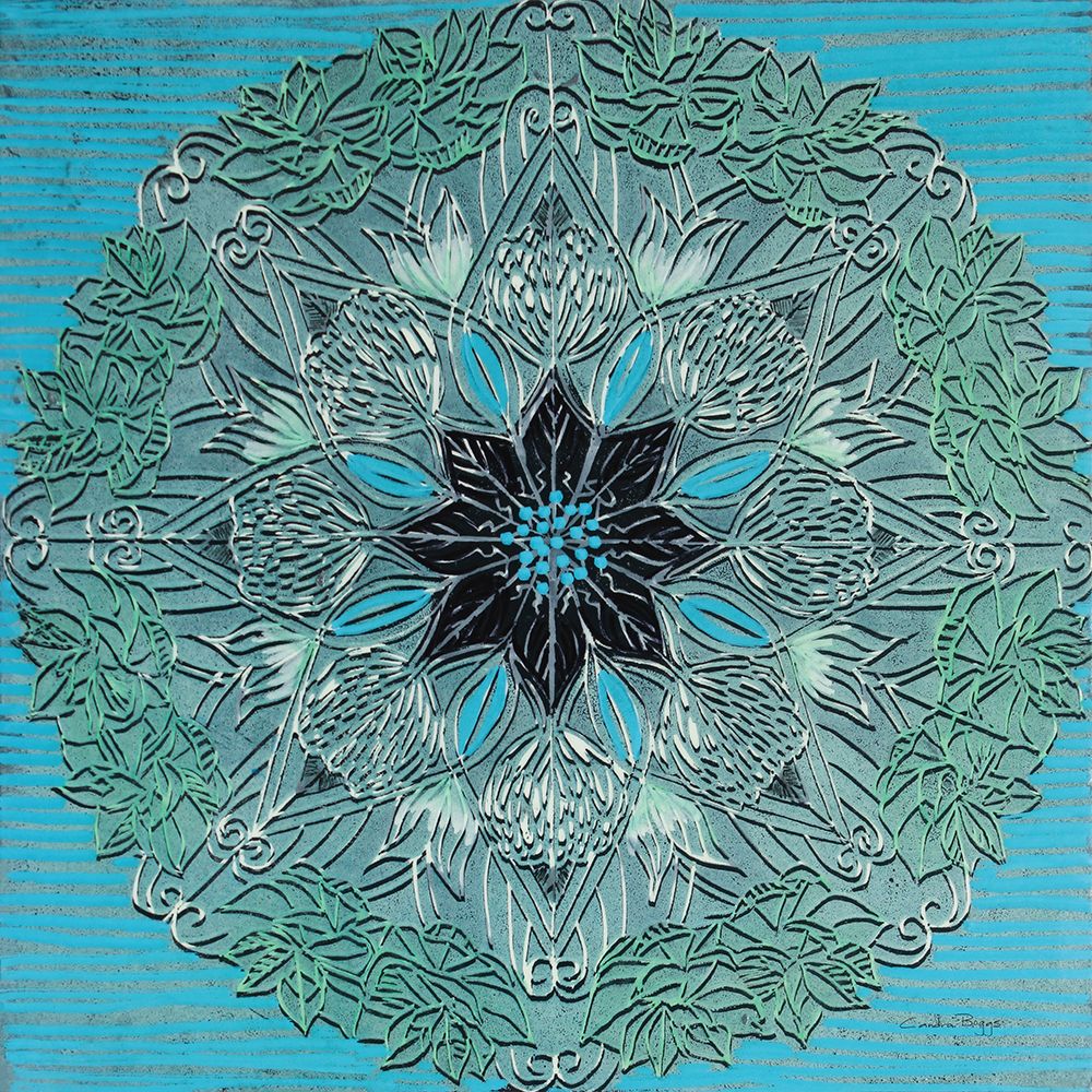 Starshine Mandala IV art print by Candra Boggs for $57.95 CAD