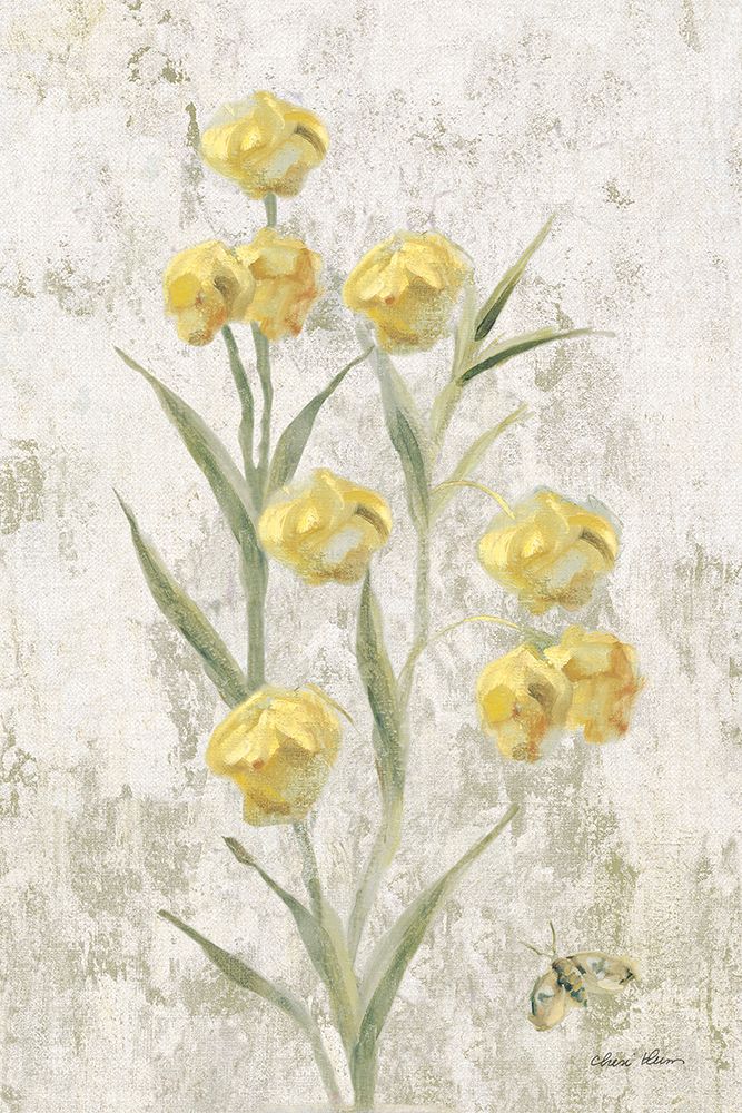 Yellow Field Flowers Crop art print by Cheri Blum for $57.95 CAD