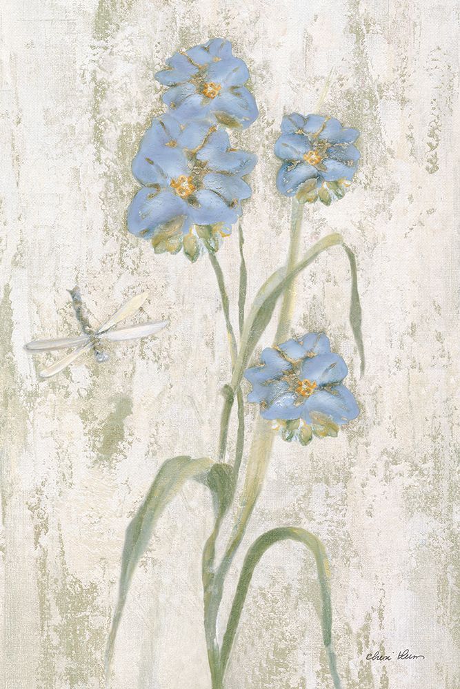 Blue Field Flowers Crop art print by Cheri Blum for $57.95 CAD