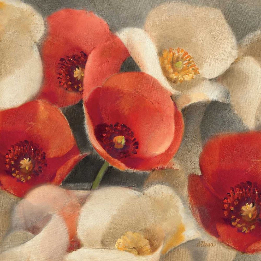 Poppies Bloom II art print by Albena Hristova for $57.95 CAD