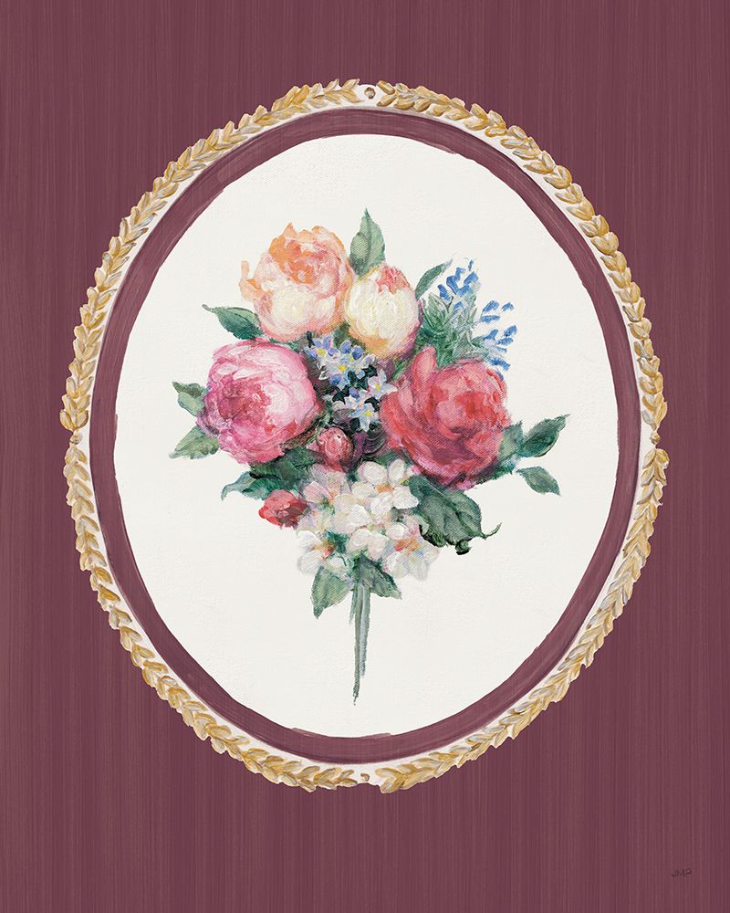 Floral Cameo I Mauve art print by Julia Purinton for $57.95 CAD