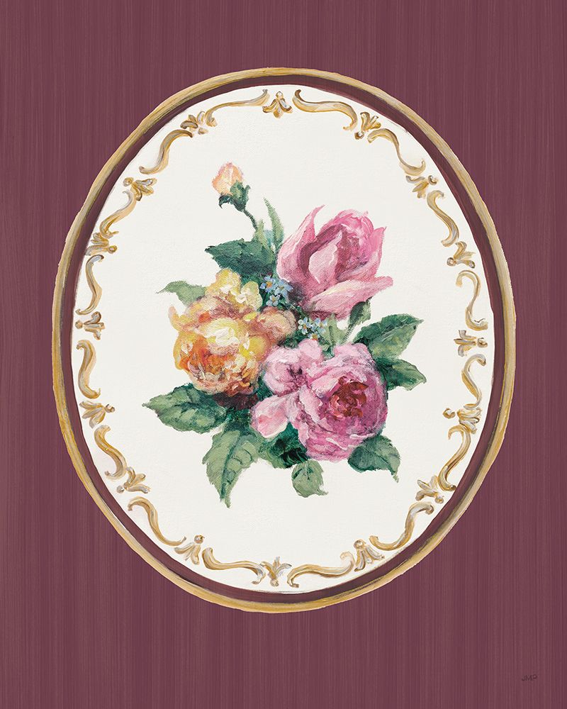 Floral Cameo II Mauve art print by Julia Purinton for $57.95 CAD