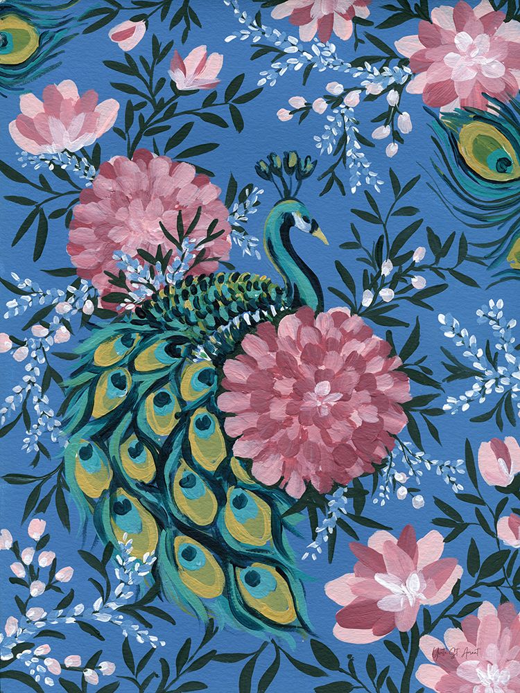 Maximalist Peacock art print by Yvette St. Amant for $57.95 CAD