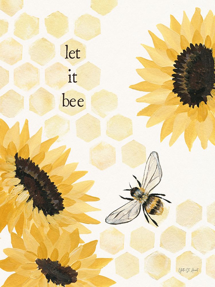 Sunny Bees I art print by Yvette St. Amant for $57.95 CAD