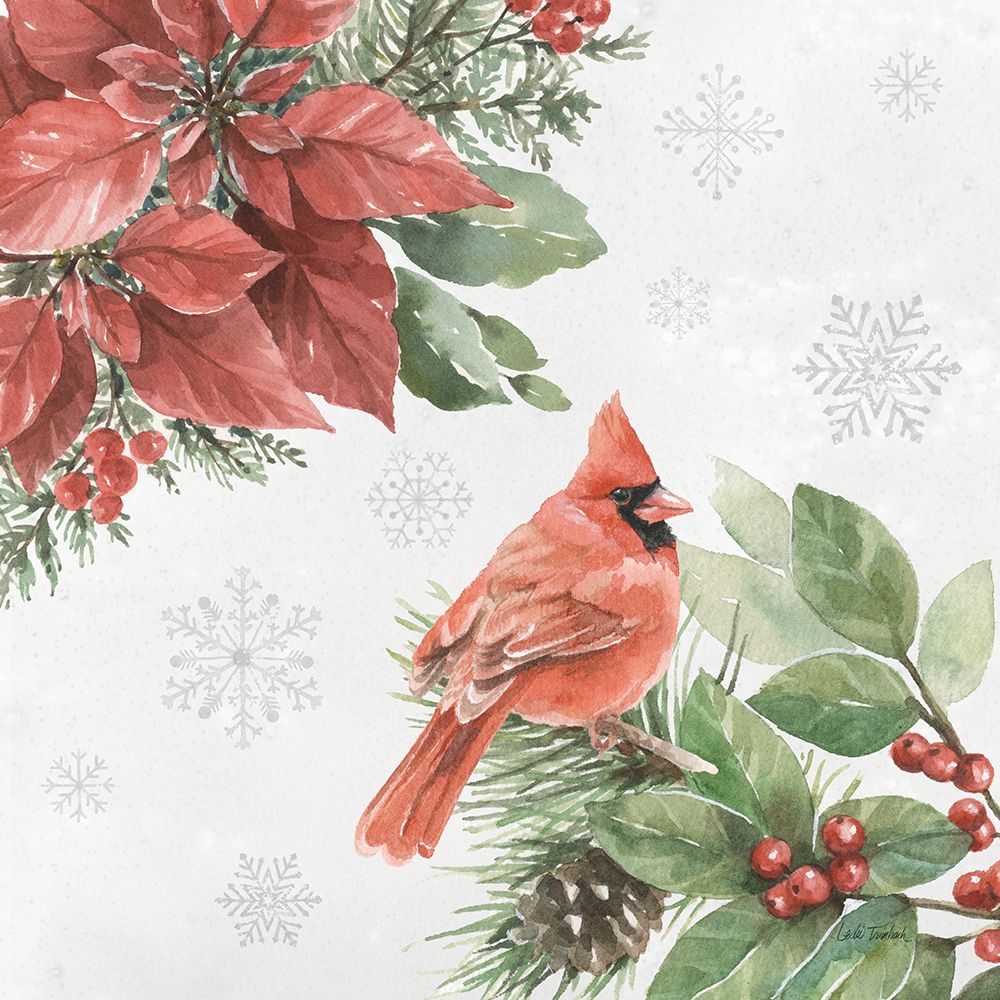 Feathered Festivities II art print by Leslie Trimbach for $57.95 CAD