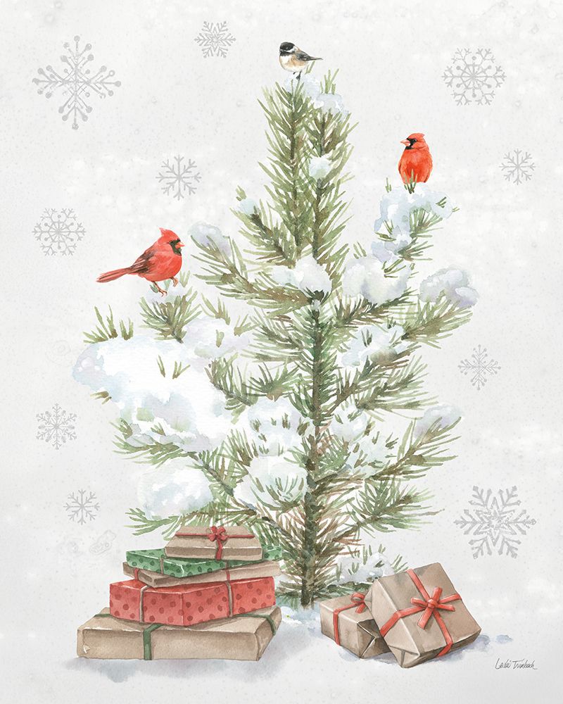 Feathered Festivities VI art print by Leslie Trimbach for $57.95 CAD