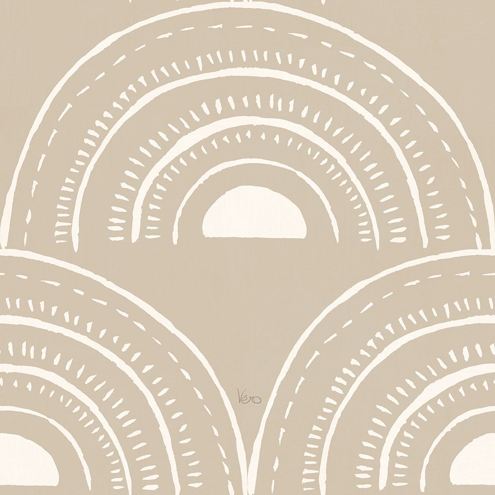 Modern Petals Pattern IIIH art print by Veronique Charron for $57.95 CAD