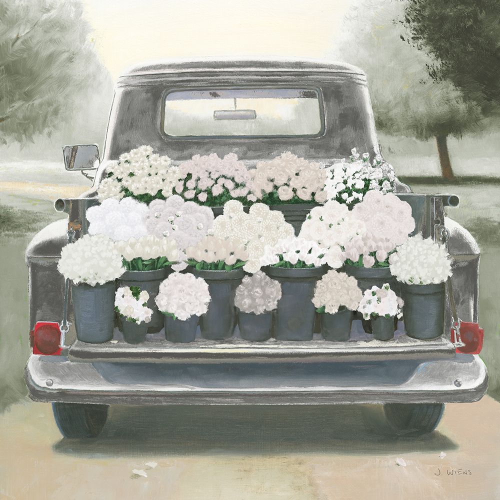 Beautiful Country III Gray White Sq art print by James Wiens for $57.95 CAD