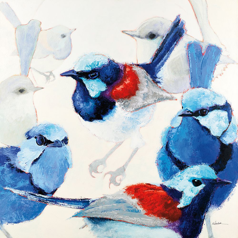 In the Layering of Wrens art print by Shirley Novak for $57.95 CAD