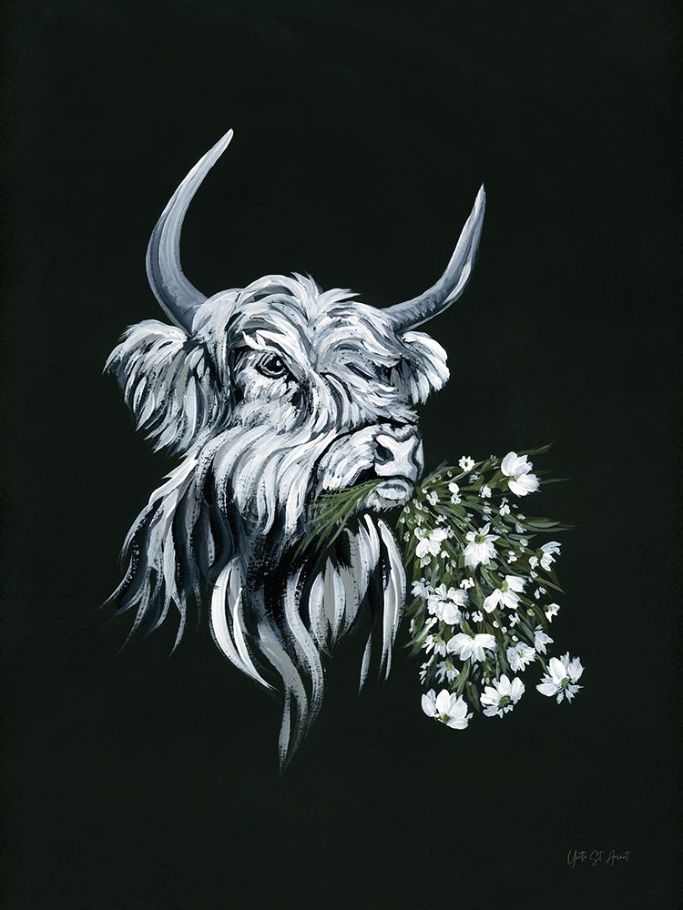 Portrait of a Cow art print by Yvette St. Amant for $57.95 CAD