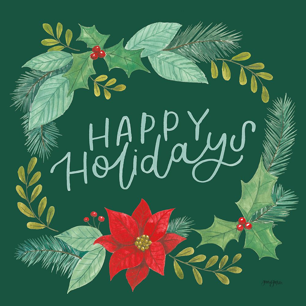 Holly and Pine II Holidays art print by Jenaya Jackson for $57.95 CAD