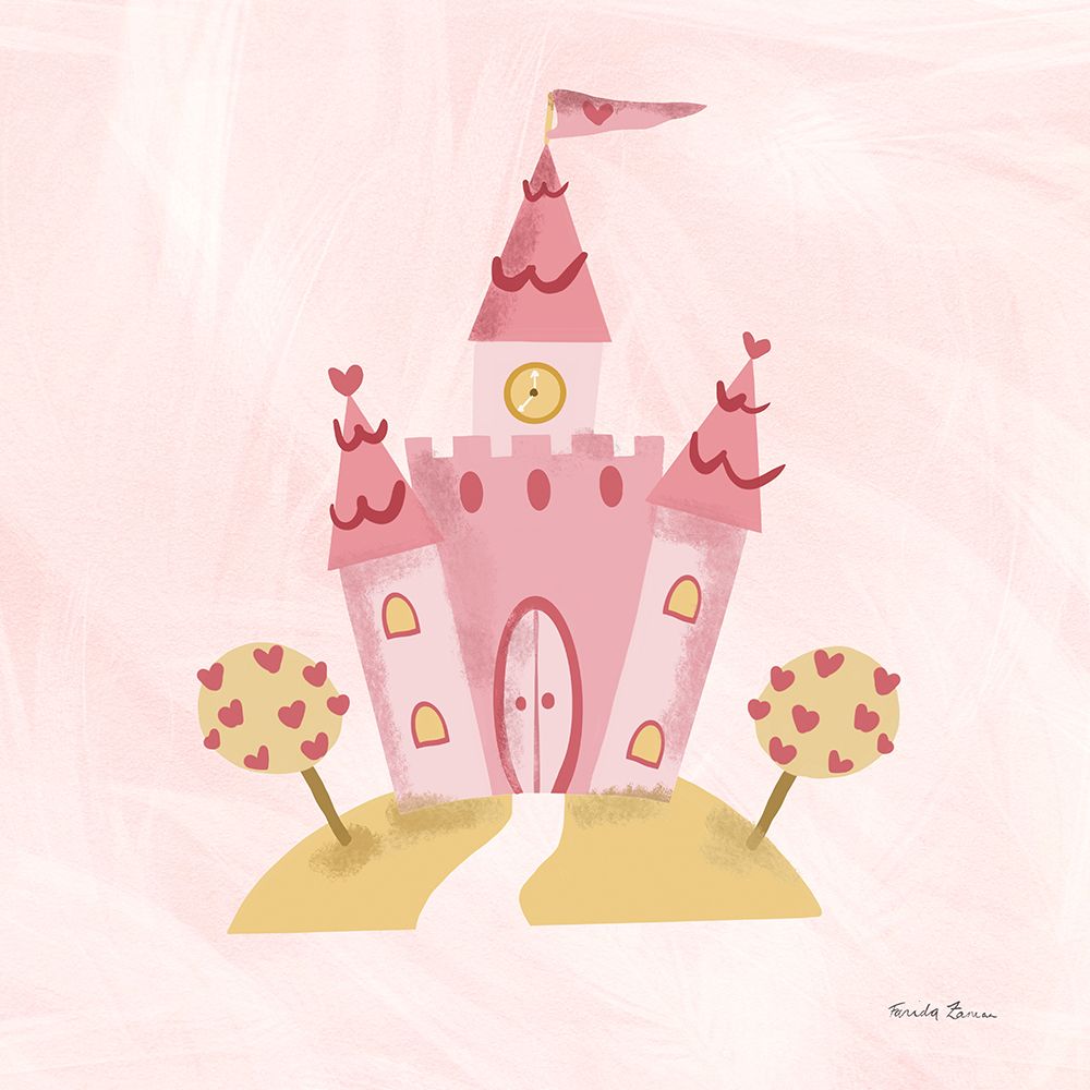 Pretty Princess Castle art print by Farida Zaman for $57.95 CAD