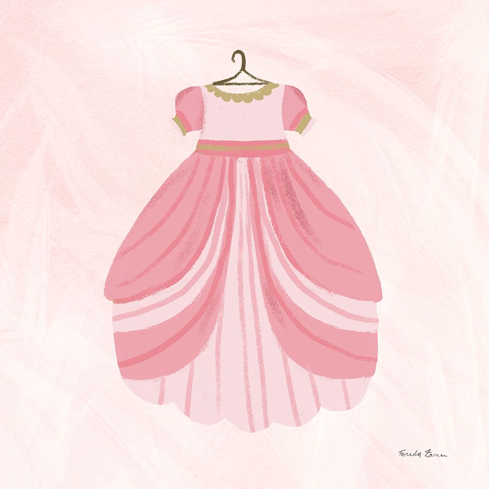 Pretty Princess Dress art print by Farida Zaman for $57.95 CAD