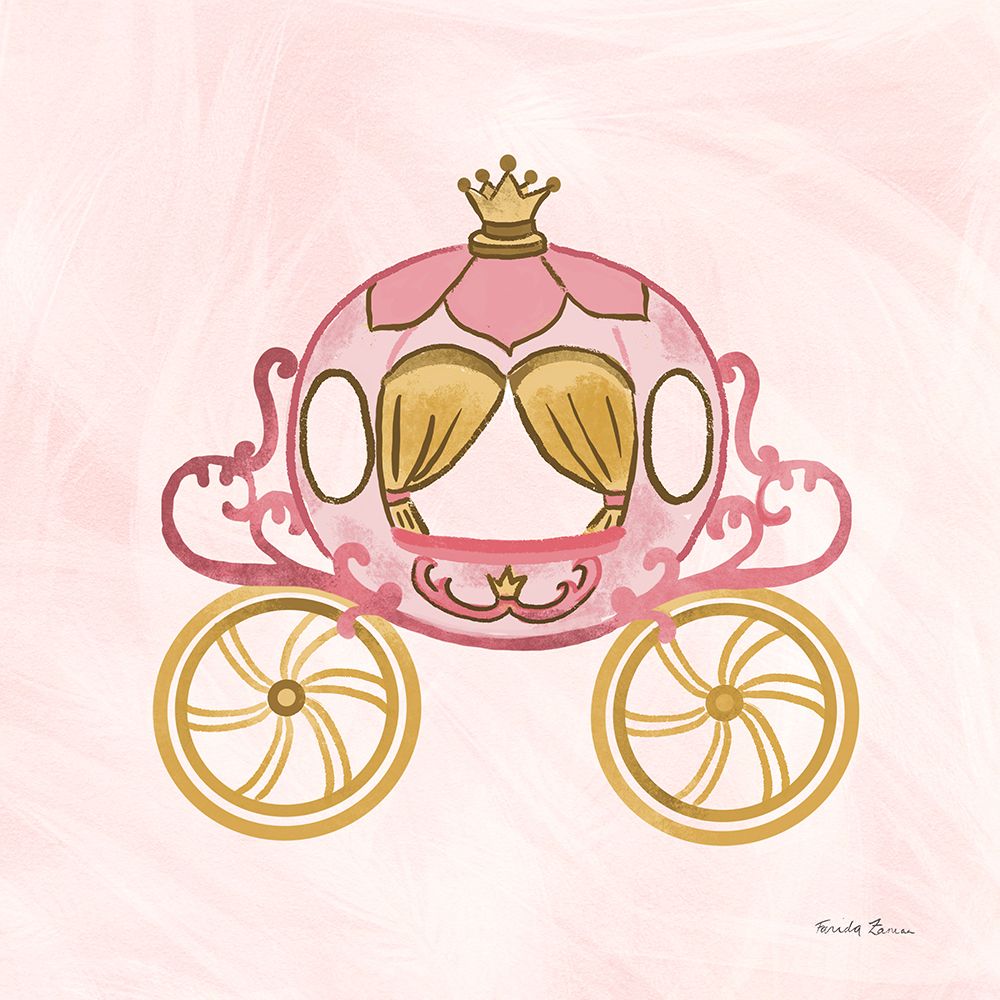 Pretty Princess Carriage art print by Farida Zaman for $57.95 CAD