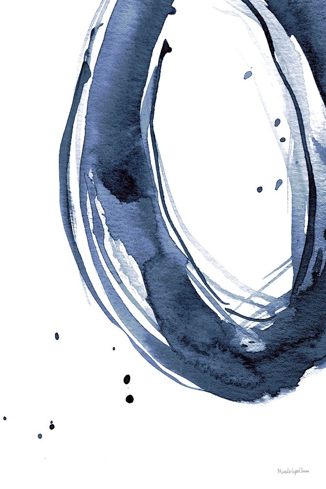 Bold Blue II Dark art print by Mercedes Lopez Charro for $57.95 CAD