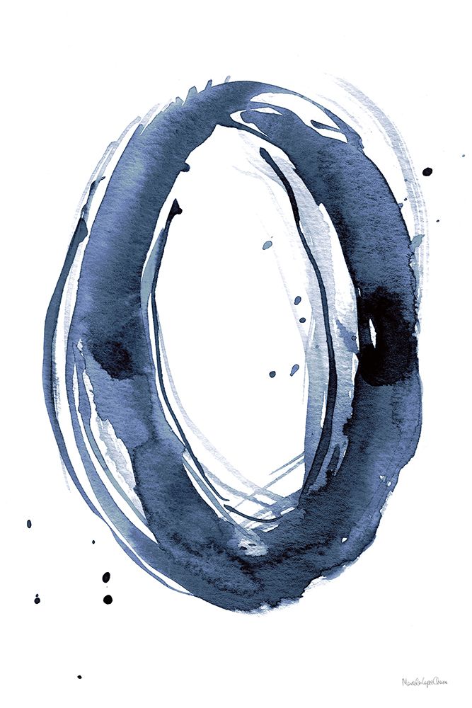 Bold Blue III Dark art print by Mercedes Lopez Charro for $57.95 CAD