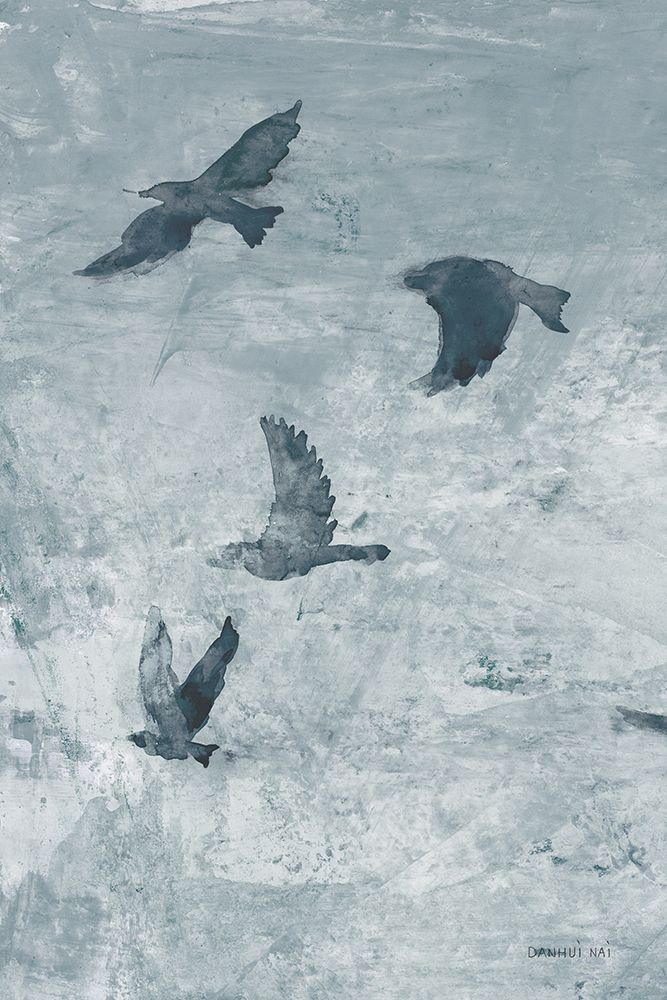 Migration Blue Panel I art print by Danhui Nai for $57.95 CAD