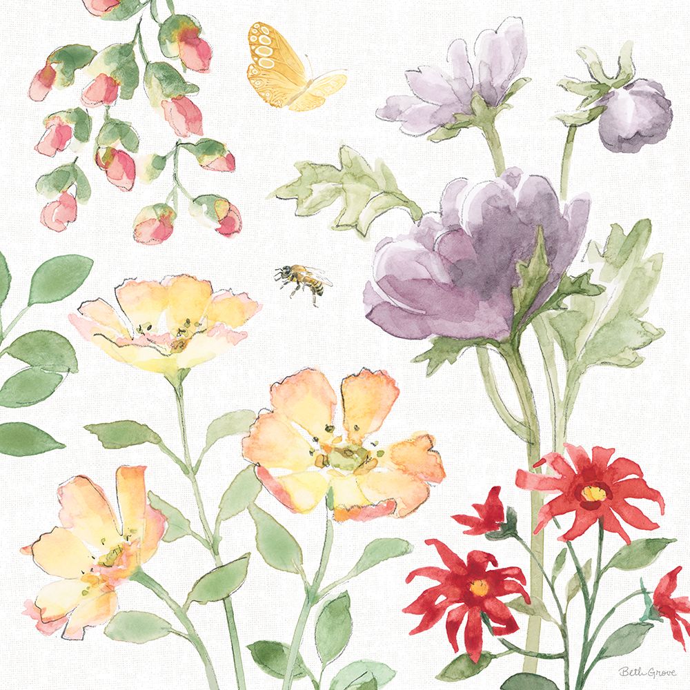 Soft Meadow III art print by Beth Grove for $57.95 CAD