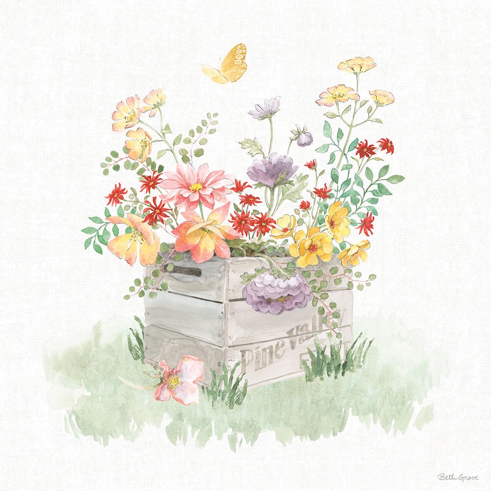 Soft Meadow IX art print by Beth Grove for $57.95 CAD