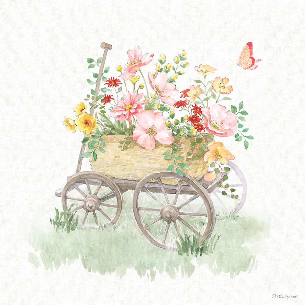 Soft Meadow X art print by Beth Grove for $57.95 CAD