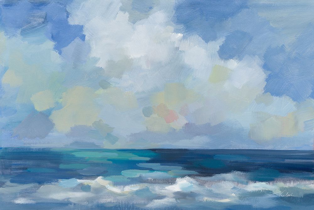 Waves and Clouds art print by Silvia Vassileva for $57.95 CAD