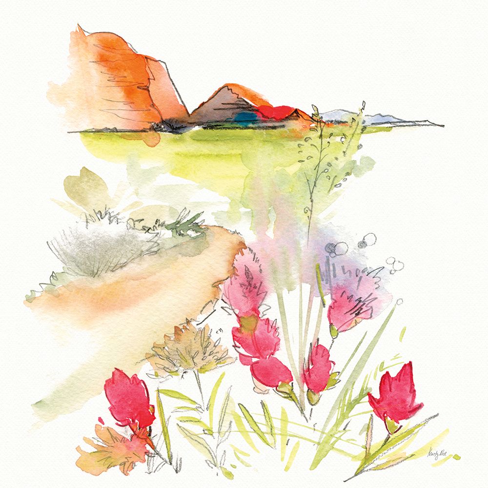 Desert Blooming art print by Kristy Rice for $57.95 CAD