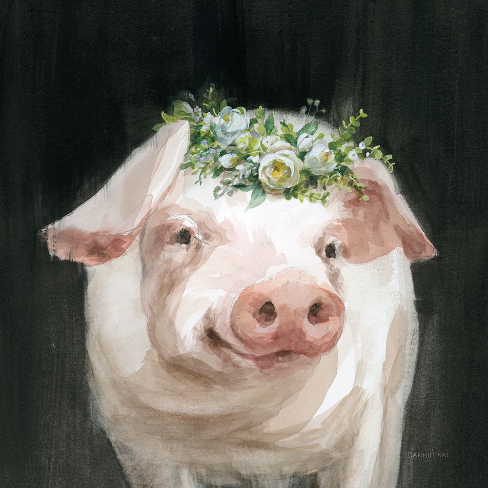 Barnyard Whimsy III art print by Danhui Nai for $57.95 CAD