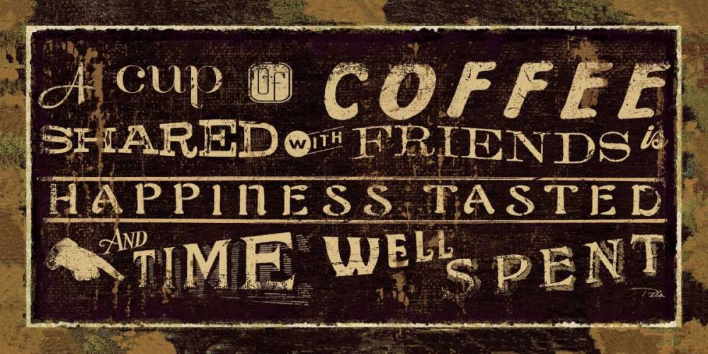 Coffee Quotes III art print by Pela Studio for $57.95 CAD