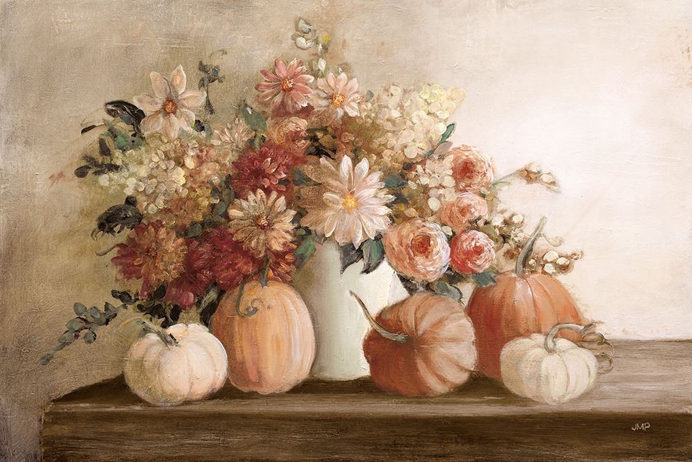 Harvest Bouquet Pomegranate Light art print by Julia Purinton for $57.95 CAD