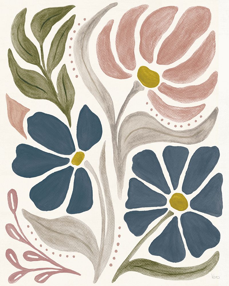 Modern Petals II Honeybloom art print by Veronique Charron for $57.95 CAD