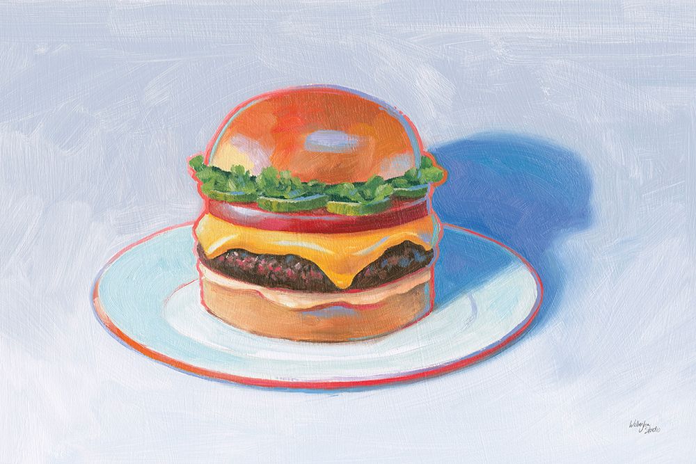 Burger art print by Wellington Studio for $57.95 CAD