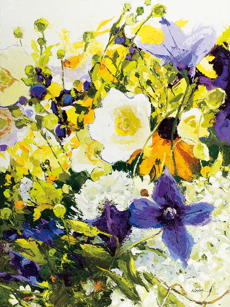White Anemones art print by Shirley Novak for $57.95 CAD