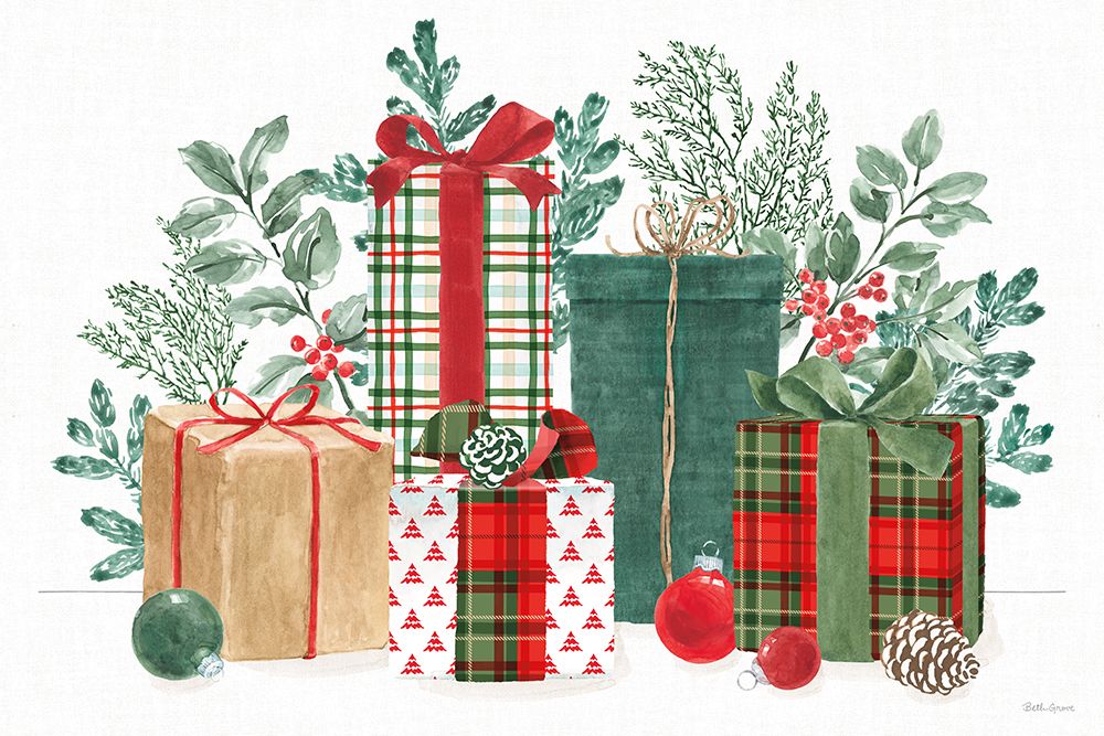 Classic Christmas I art print by Beth Grove for $57.95 CAD