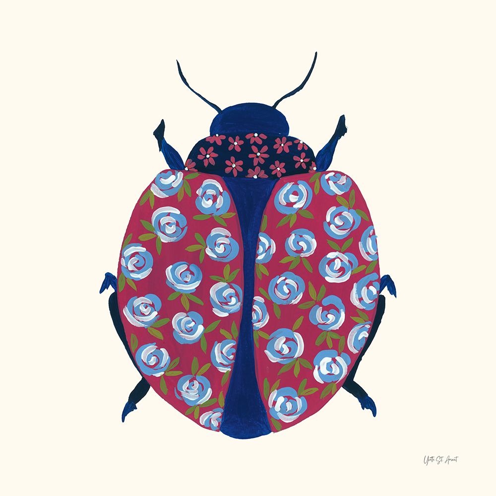 Blooming Beetle I art print by Yvette St. Amant for $57.95 CAD