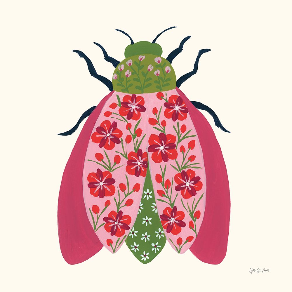 Blooming Beetle II art print by Yvette St. Amant for $57.95 CAD