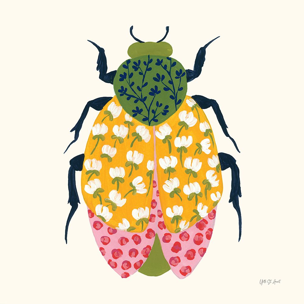 Blooming Beetle IV art print by Yvette St. Amant for $57.95 CAD