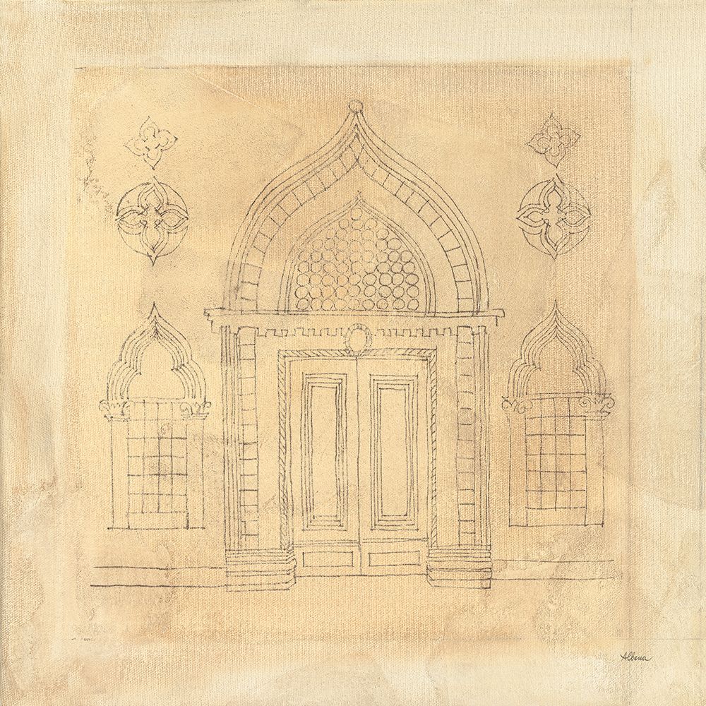 Architectural Drawing I Neutral art print by Albena Hristova for $57.95 CAD