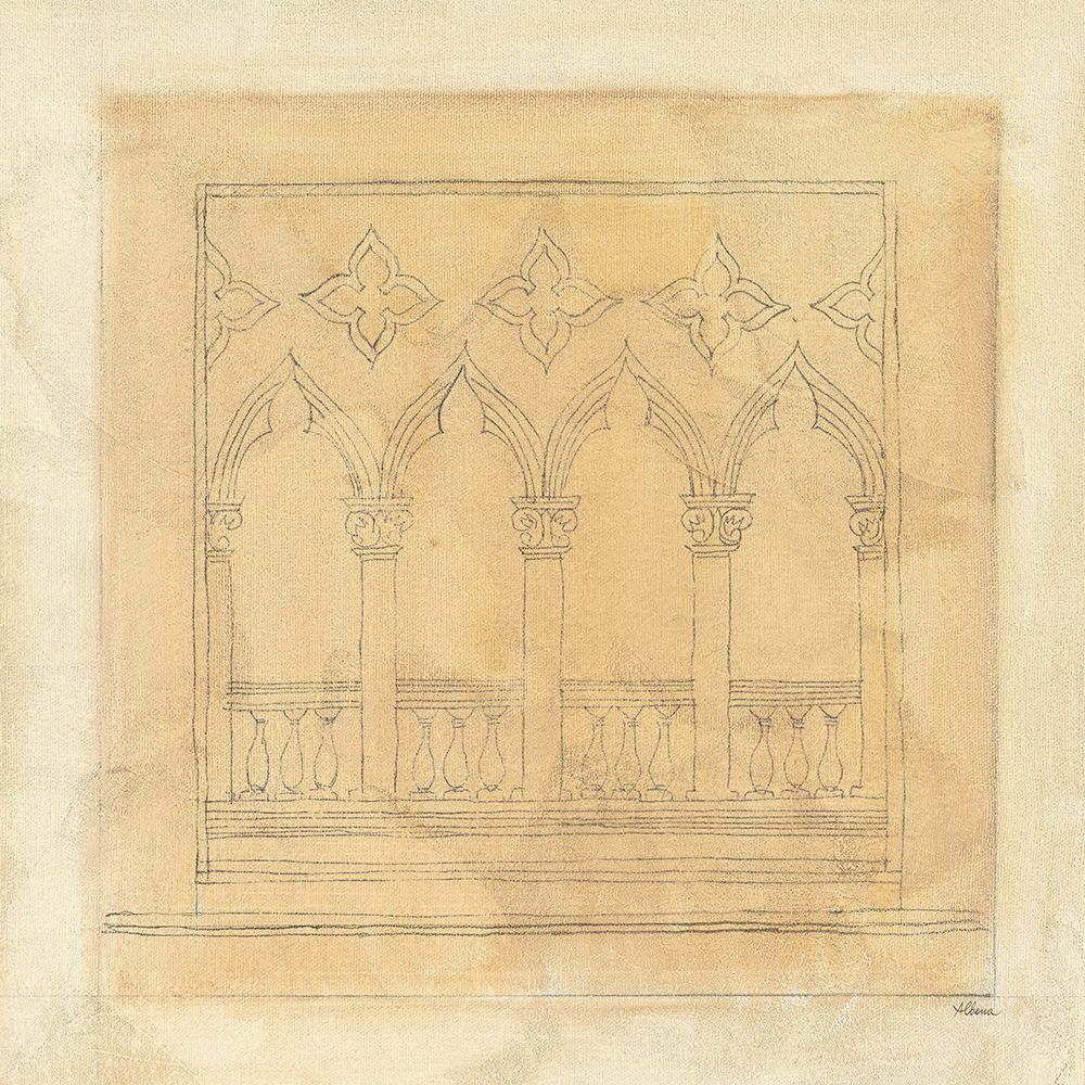 Architectural Drawing II Neutral art print by Albena Hristova for $57.95 CAD