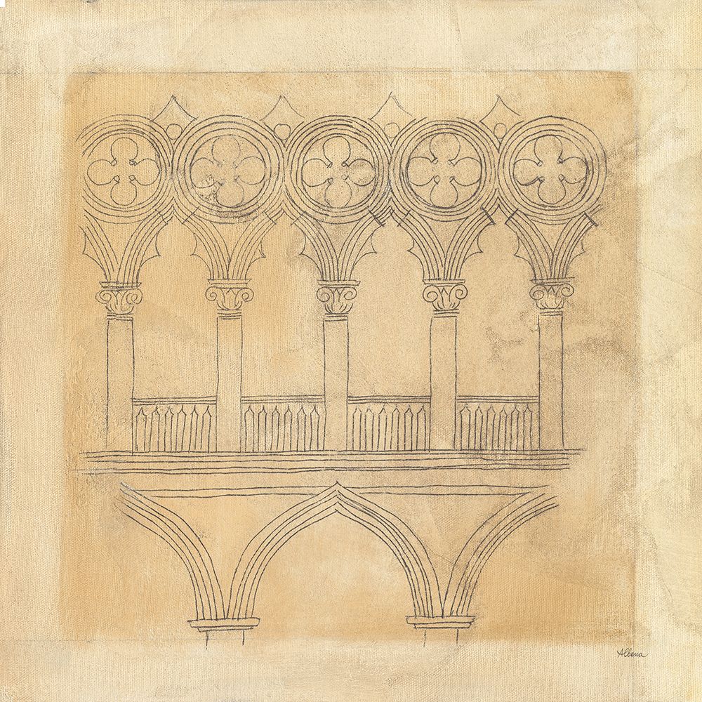 Architectural Drawing III Neutral art print by Albena Hristova for $57.95 CAD