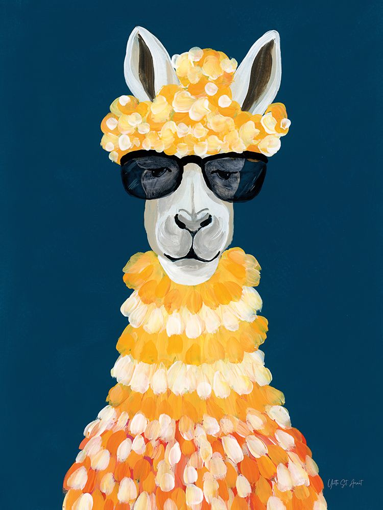 Fashionista Alpaca art print by Yvette St. Amant for $57.95 CAD