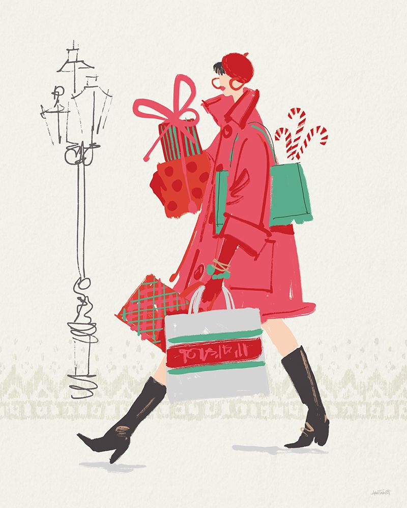 Festive Fashion II art print by Anne Tavoletti for $57.95 CAD