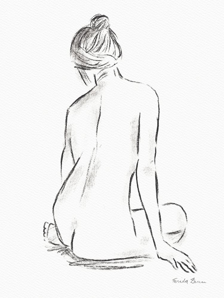 Gentle Figure II art print by Farida Zaman for $57.95 CAD