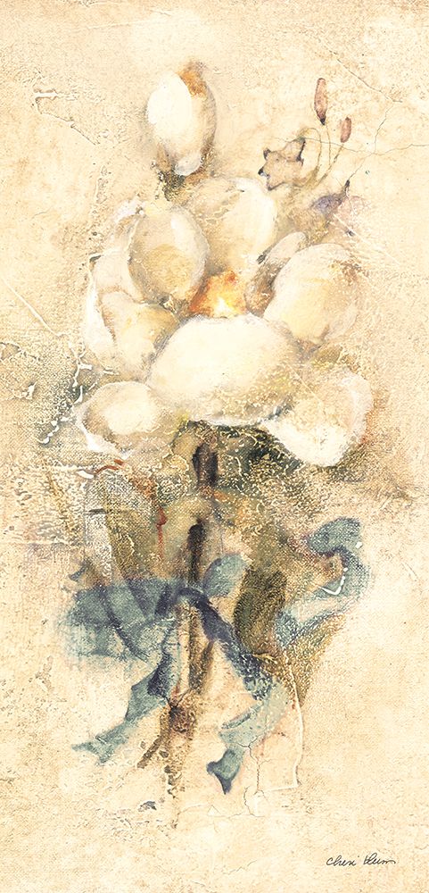 Magnolia with Ribbon Bright Crop art print by Cheri Blum for $57.95 CAD