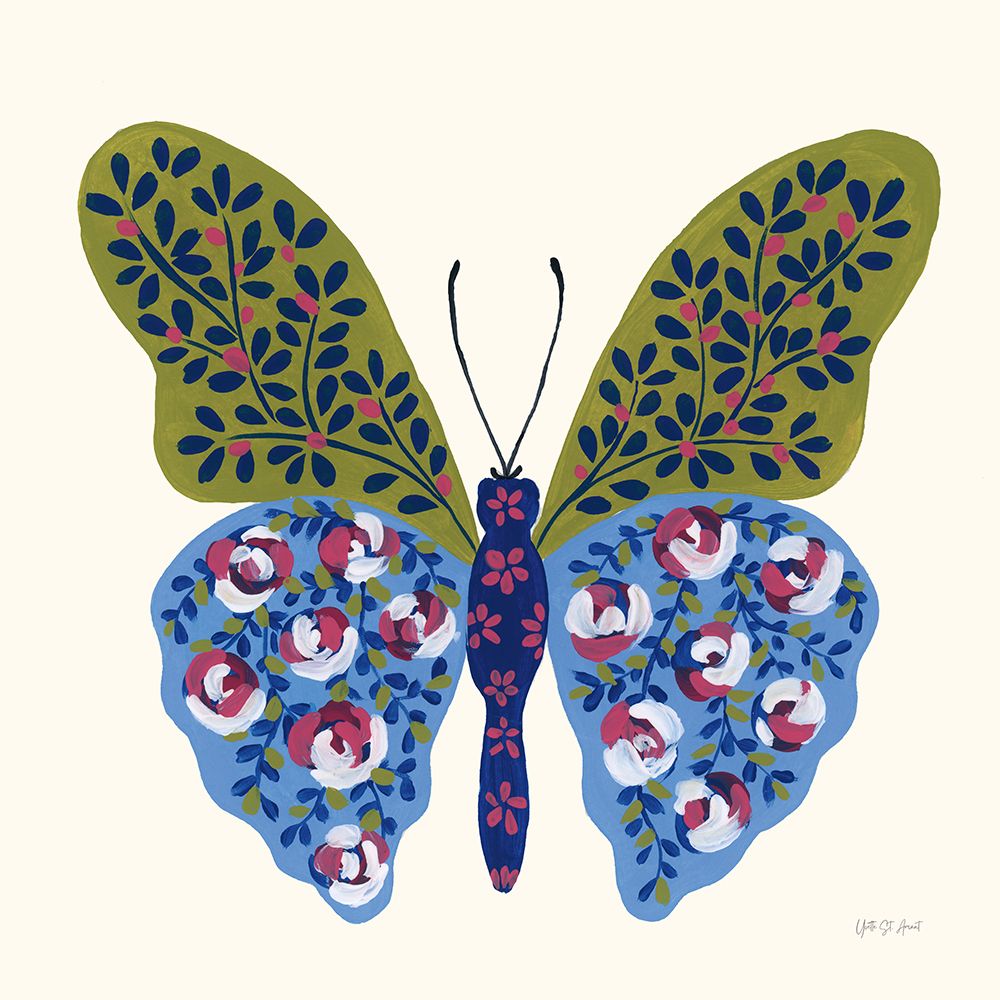 Blooming Butterfly I art print by Yvette St. Amant for $57.95 CAD
