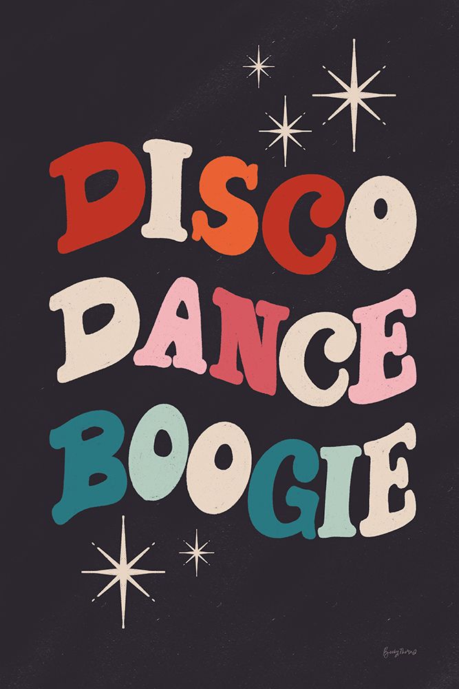Disco Fever III art print by Becky Thorns for $57.95 CAD