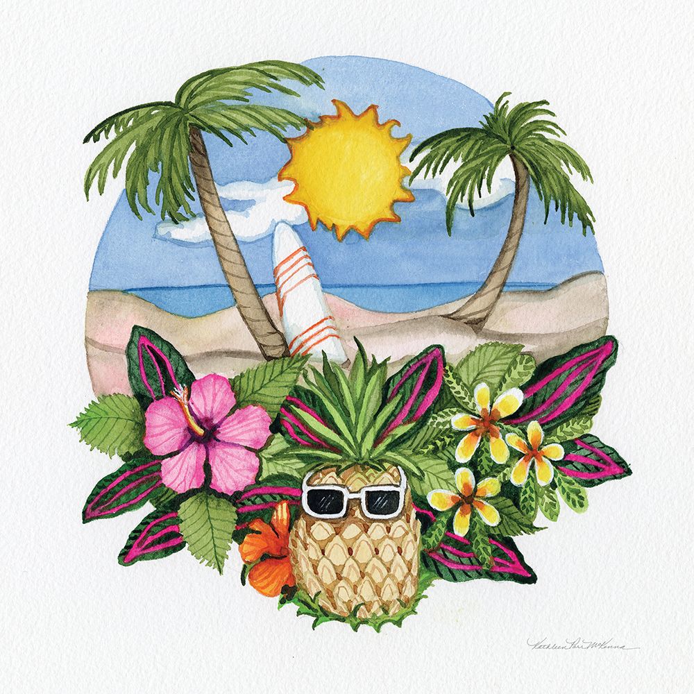 Fun in the Sun art print by Kathleen Parr McKenna for $57.95 CAD