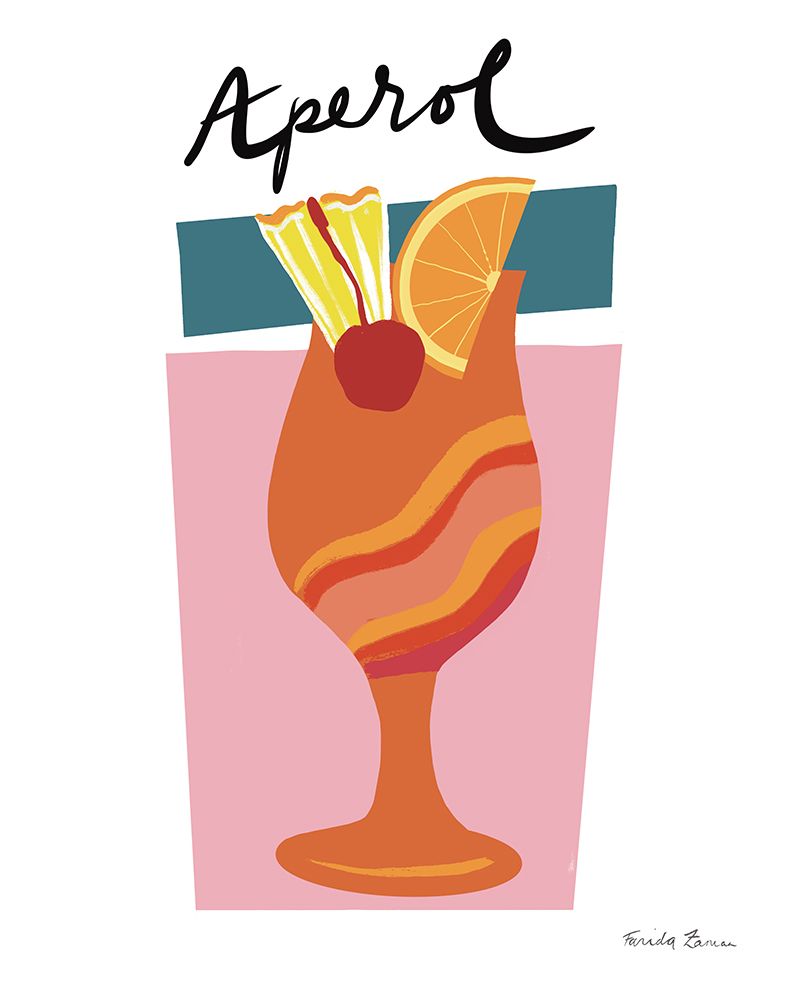 Colorful Cocktails IV art print by Farida Zaman for $57.95 CAD