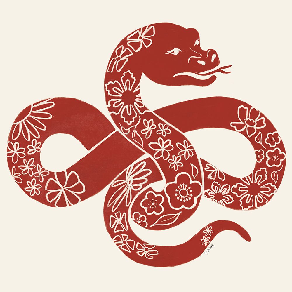 Year of the Snake art print by Leah York for $57.95 CAD