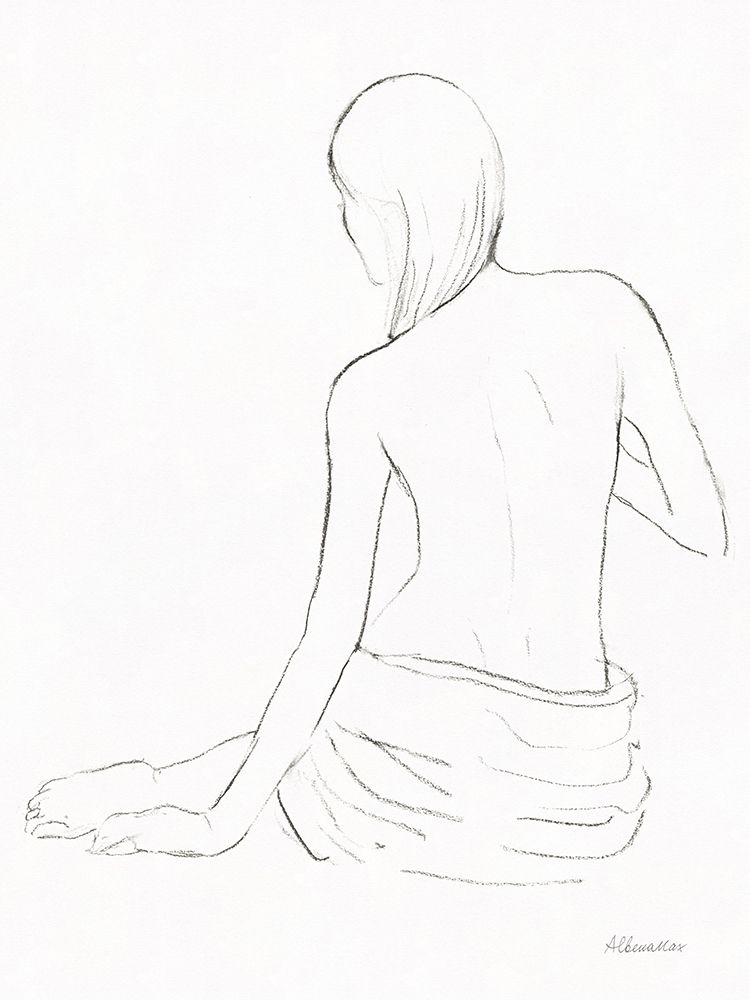 Lounging Nudes II art print by Albena Hristova for $57.95 CAD